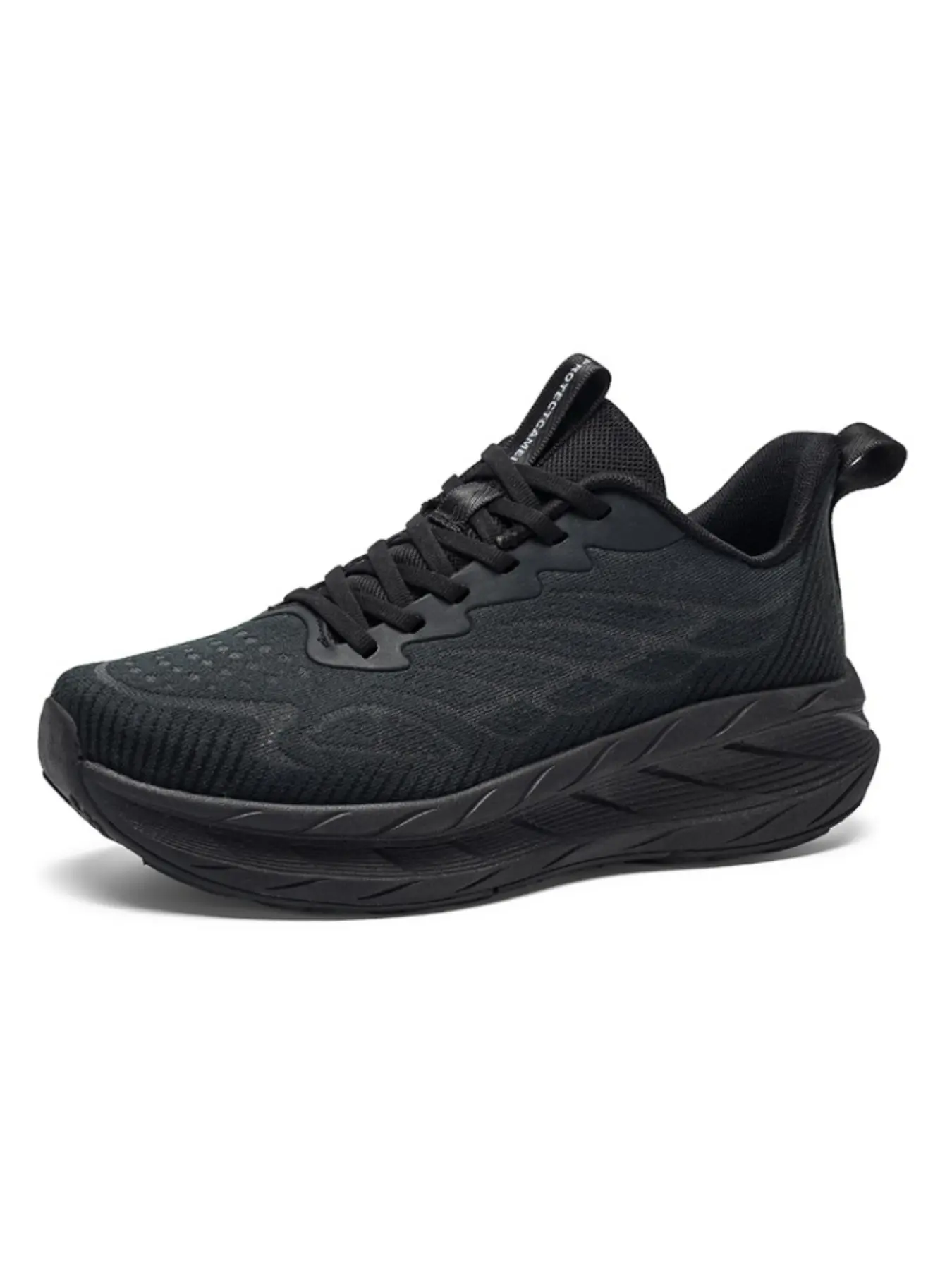 High-Quality Unisex Breathable Running Shoes, Lightweight Jacquard Knit Sporty Sneakers, Shock-Absorbing Anti-Slip Gym Shoes
