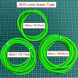 1/3/5 Meter 3070 High Elasticity Rubber Tube, Plain Black Fluorescent Green Orange Colors Rubber Band for Outdoor Sports