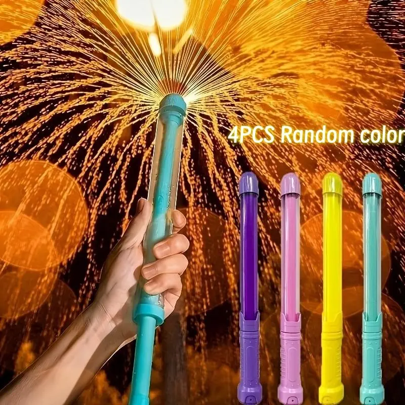 4-Pack Water Spray Toys, Outdoor Summer Beach Play, Pool Splash Toys, Fireworks Water Sprayers, Fun Water Games for Kids, Waterblaster, Outdoor Water Soaker