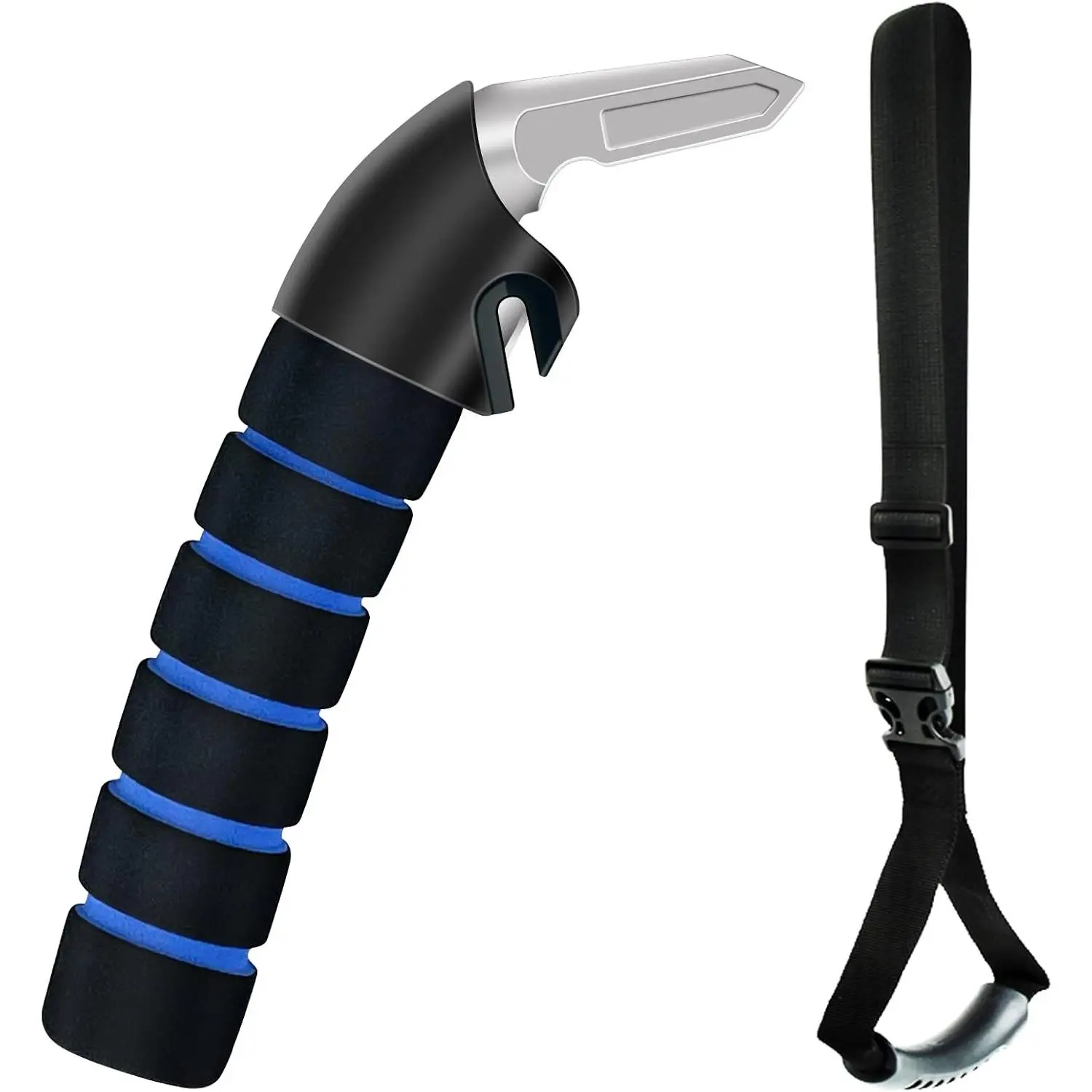 Car Handle Assist for Elderly Car Door Handle Multifunction Handle Car Door Latch Handle for Seniors and Handicapped(Blue)