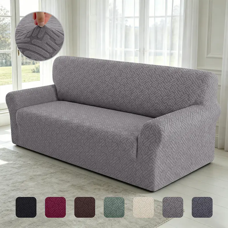 1 Piece Stretch Sofa Slipcovers Living Couch Protector for 1/2/3/4 Cushion Furniture Sofa Covers with Elastic Bottom Washable Pet friendly Couch Cover