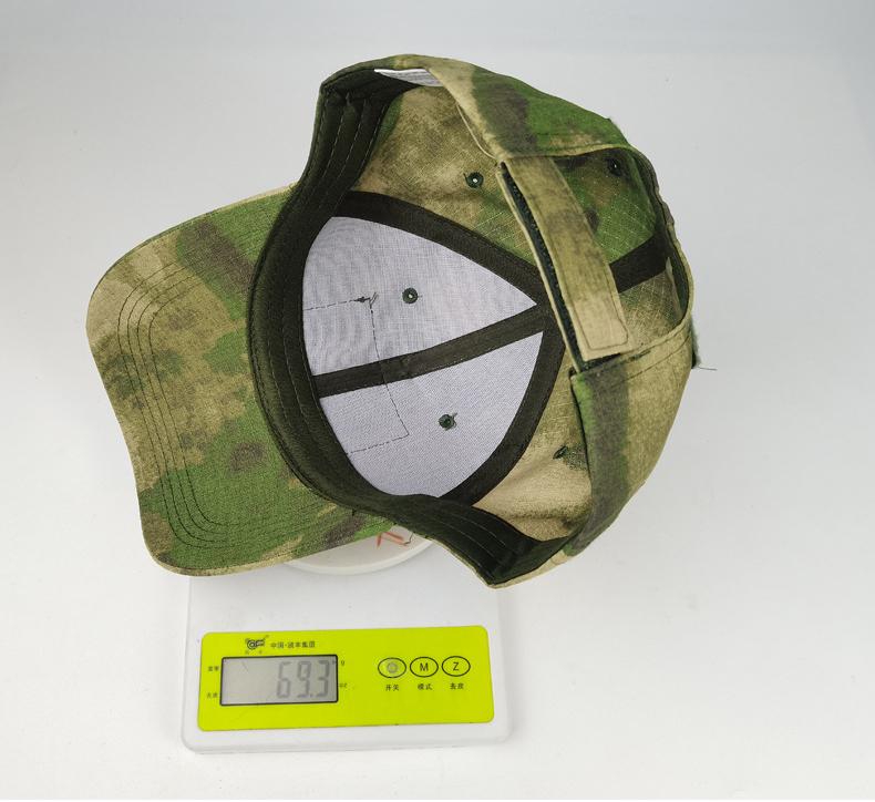 Oversized Tactical Camo Baseball Cap for Big Heads, Breathable Adjustable Dad Hat with Velcro Patch for Outdoor, Fishing, Hiking