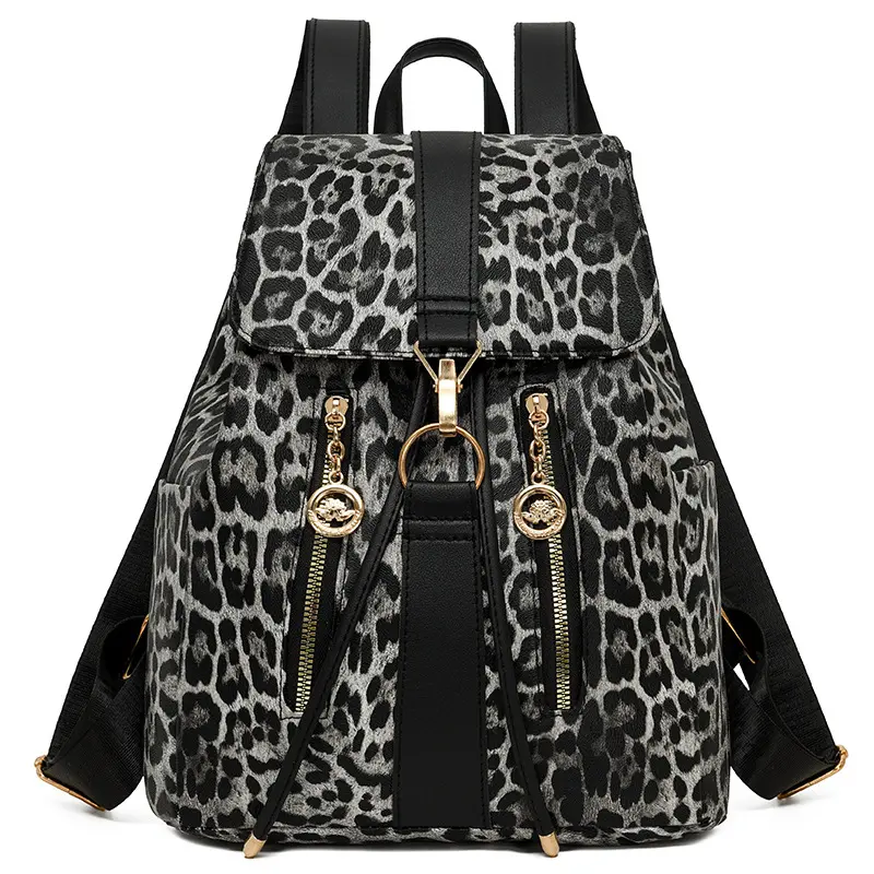 New Arrival Women's Leopard Print Convertible Backpack, Lightweight Large Capacity Vintage Dual-Use Shoulder Daypack, Casual Fashion Bag Ideal for Daily Commute, Shopping, Weekend Trips, School and Everyday Wear