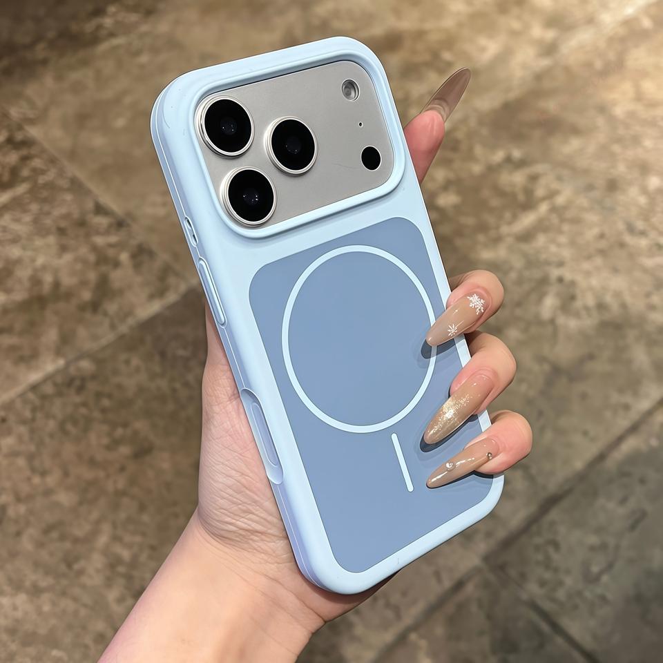 New Liquid Silicone Magnetic Phone Case For iPhone 17 Air 15 14 13 16 17 Pro Max Plus Magsafe Official Charging Protector Cover