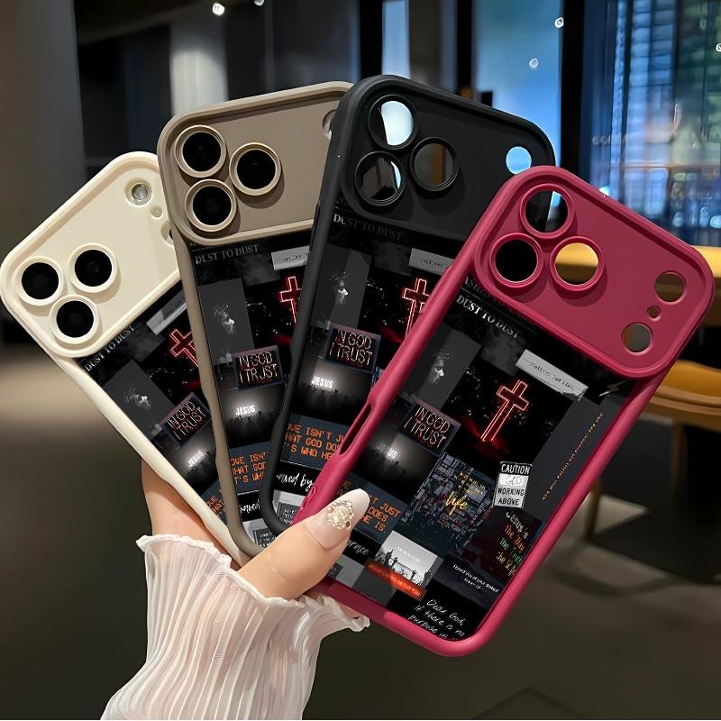 Creative Pattern Soft&Flexible TPU Silicone Phone Case For iPhone 17 Pro Max AIR 16 15 14 13 12 11 Plus XSMAX Cases Durable|Shockproof|Full Camera Protection|Anti-Scratch|Anti-Fingerprint|Slim Fit|Gift For Girlfriend/Men/Women