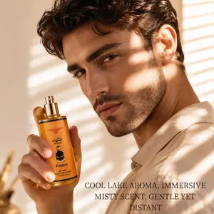 Fmalol Naqees Body Spray, 100ML/3.4oz, Long-Lasting Fresh Fragrance, Luxurious Arabic Scent, Alcohol-Free Deodorant Perfume, Unisex, Daily Use