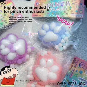 Cat paw stress-relief toy, a slow-rebound cat paw toy for stress relief, suitable for any setting, can be played by both adults and children, a great holiday gift and children's present