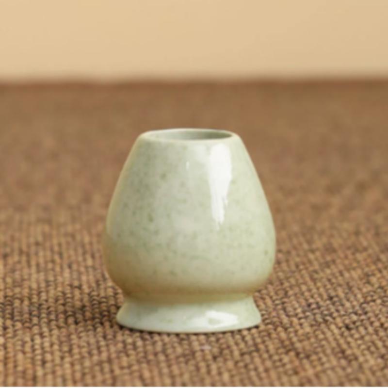 Matcha Tea Making Tool Set, 1 Box Matcha Bowl Spout & Bamboo Whisk & Tea Strainer & Spoon & Sifter & Whisk Holder, Tea Making Tools for Home Kitchen