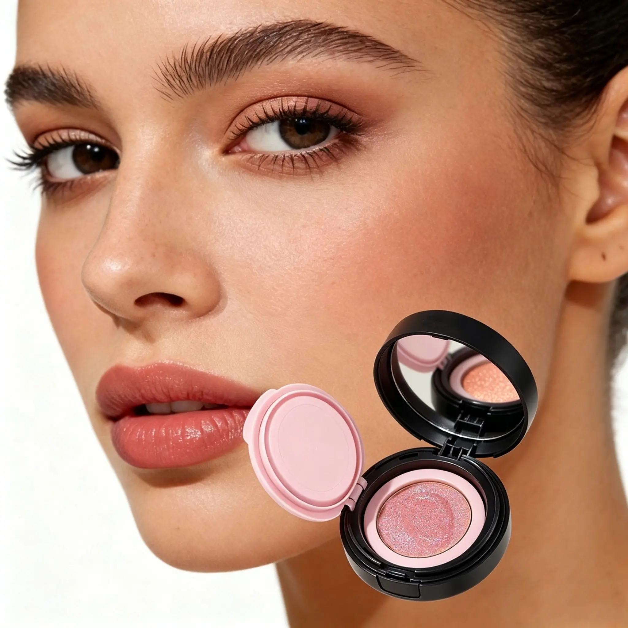 01# Pearl Blush Balm, Lightweight Natural Finish, Perfect for Daily Use, Parties, Dates, Holidays, Ideal for Beginners
