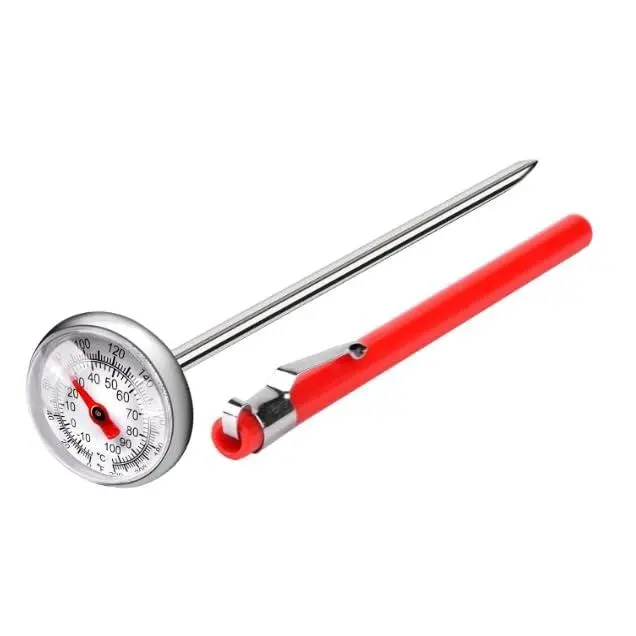 1 Set  Meat Thermometer for Grilling,  Thermometer for Cooking, Milk, Kitchen Thermometer, Pocket Thermometers  Temperature Probe