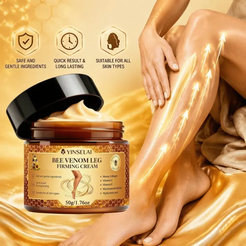 Bee Venom Sculpting Body Cream Set, Hydrating, Moisturizing and Firming, Gentle, Smooths and Tightens Loose Skin, Improves Aging Signs, All Skin Types