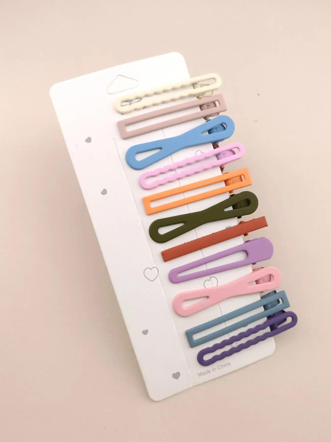 1 Card 11 Pcs Duckbill Hair Clips Set, Versatile Daily Hair Accessories, Ideal for Bangs and Stray Hair Management, All-Season Casual Style