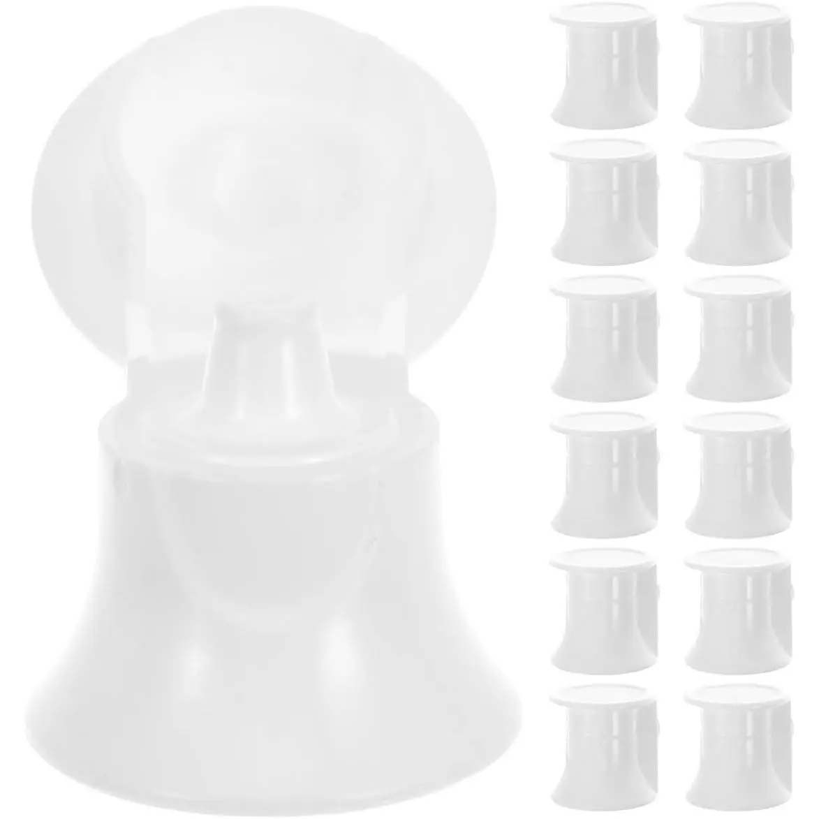 Reusable Screw-In Flip-Top Plastic Toothpaste Caps Easy Access Flip Lid Tube Sealers for Travel and Personal Care