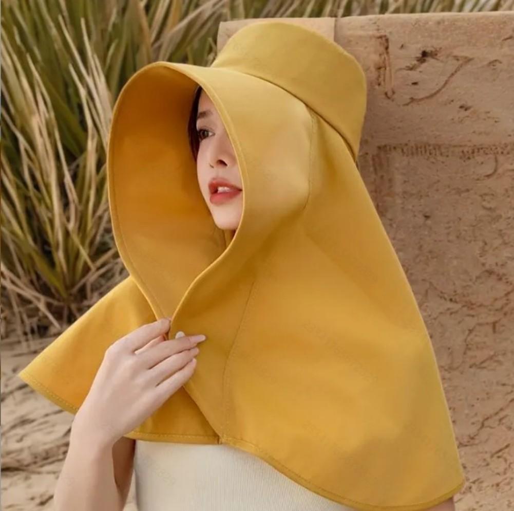 [Mother's Day Gifts]Summer Outdoor UV Protection Sun Hat for Women, Neck Flap Beach Cap, Lightweight & Breathable Wide Brim Design