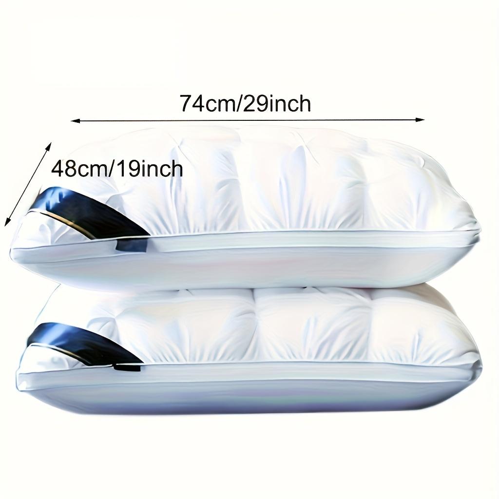 Luxury 5-Star Hotel High-Quality Pillow • Designed for Deep Sleep • Durable High Pillow Core for All Seasons • Hypoallergenic Polyester Cover • Machine Washable • Perfect for Bedrooms, RVs & More