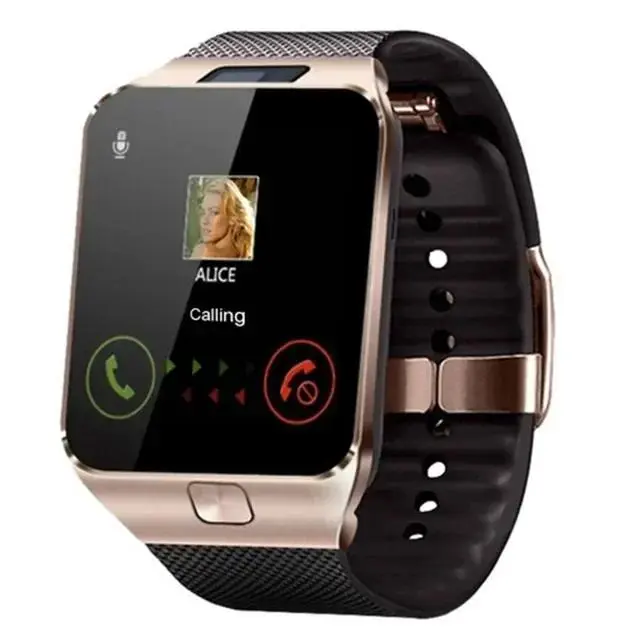 Touch Screen Smart Wrist Watch, Support Micro SIM & TF Card, Bluetooth Call Bracelet with Camera, Pedometer, Alarm Clock for Android