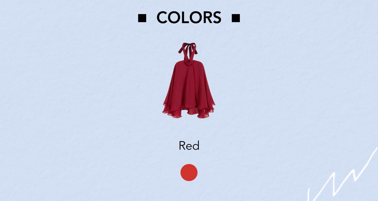 Cider Chiffon Halter Neck Rose Detail Ruffle Hem Oversized Blouse