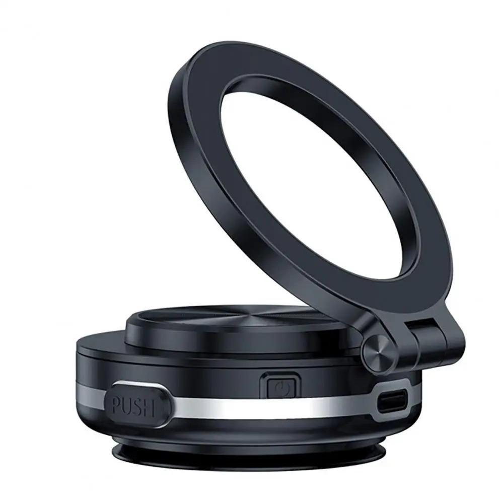 Car ElectricSuction Cup Vacuum MagneticPhoneHolder (Black), 2025 New SummerPhone Holder, Maggrip Pro3602.0 magnetic phone holder vacuumphoneholder