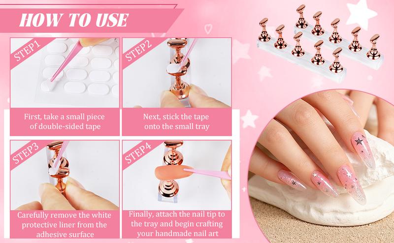 25PCS Nail Art Tools Set, Includes Nail Art Brushes, Nail Stand, Dotting Tools, Striping Liner Fingernail Drawing Pens, Jelly Glue, tweezers, Sequins, Professional Nail Art Supplies Kit