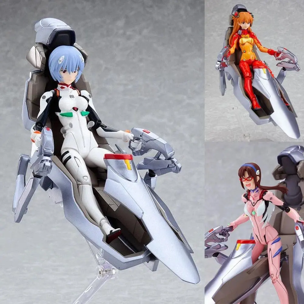 3 Types EVA New Century Figma 091 Evangelion Theatrical Edition Ayanami Rei Movable Figure