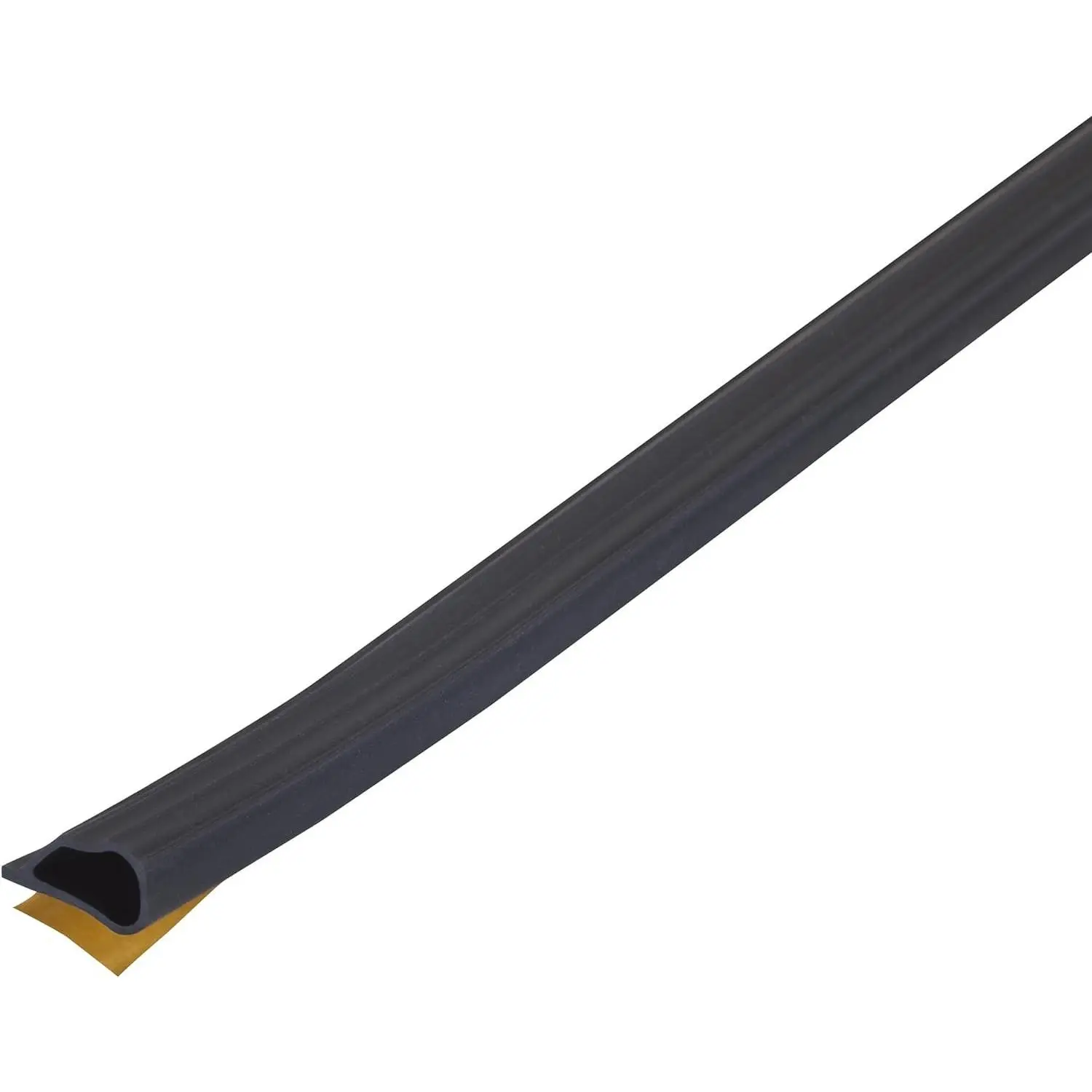 Highly Durable Silicone Rubber Gasket Seal for Doors and Windows, Flexible in Extreme Temperatures, Ideal for Indoor and Outdoor Use, No Hardware Required (Black) (20 ft)