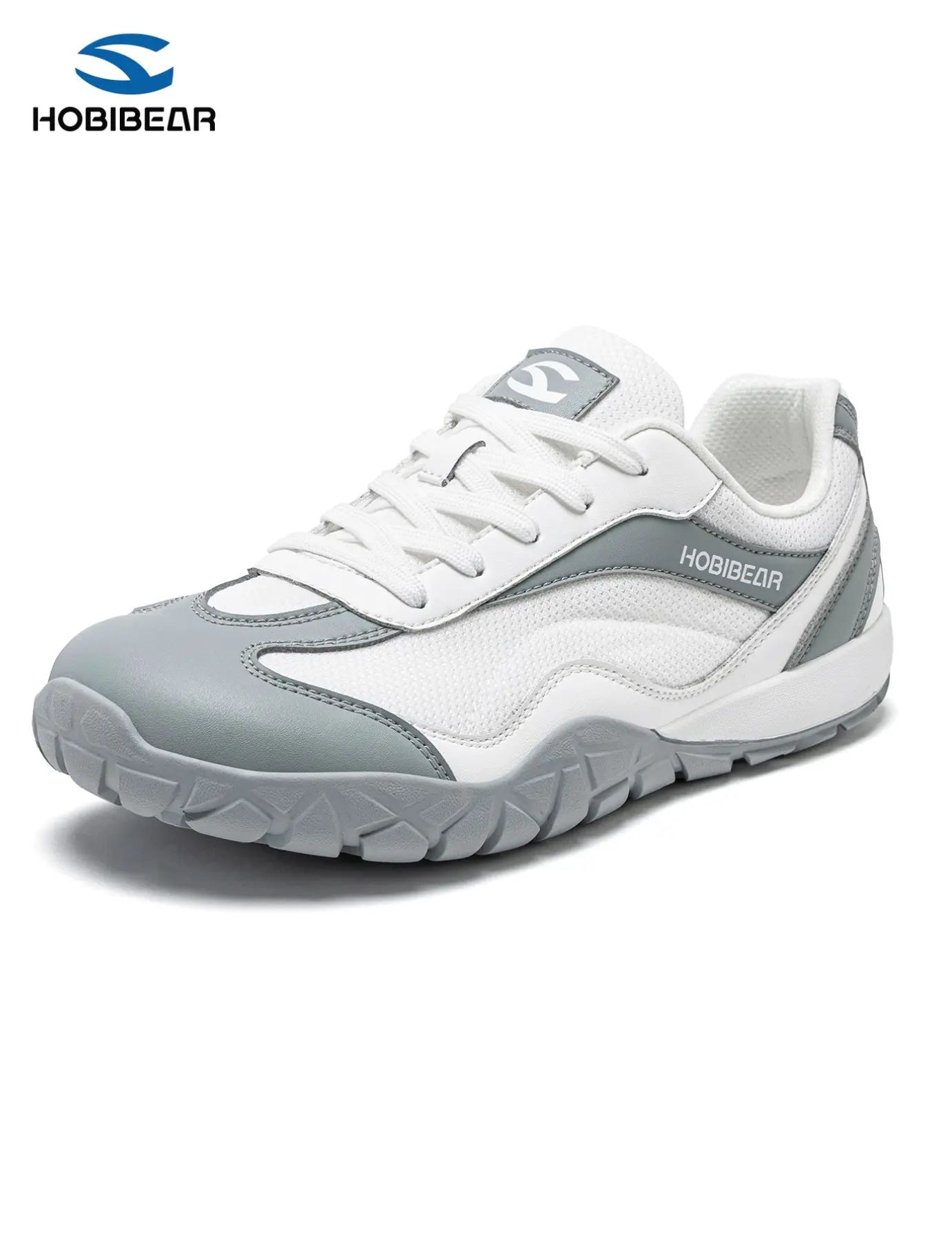 Hobibear Spring Autumn New Women's Versatile Casual Outdoor Walking Shoes, Men's Wear-Resistant Anti-Slip Wide Foot Sports Shoes, Comfortable and Durable, Non Slip Shoe, Sneaker, Wide Fit, Athletic Leisure Shoes, Lace Fastening