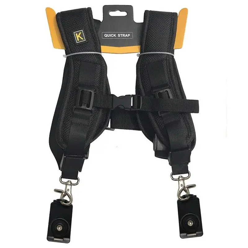 Double Camera Strap Adjustable, Fits 2 Cameras, Digital Camera Dslr Strap, Photographic Equipment, Durable & Versatile Design, Photography Camera Accessories