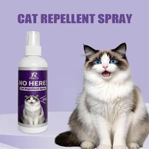 Cat Deterrent Spray - Pet Safe Natural Citrus Formula, Stop Cat Urine Marking & Keep Cats Off Counters/Furniture, Indoor Outdoor Use