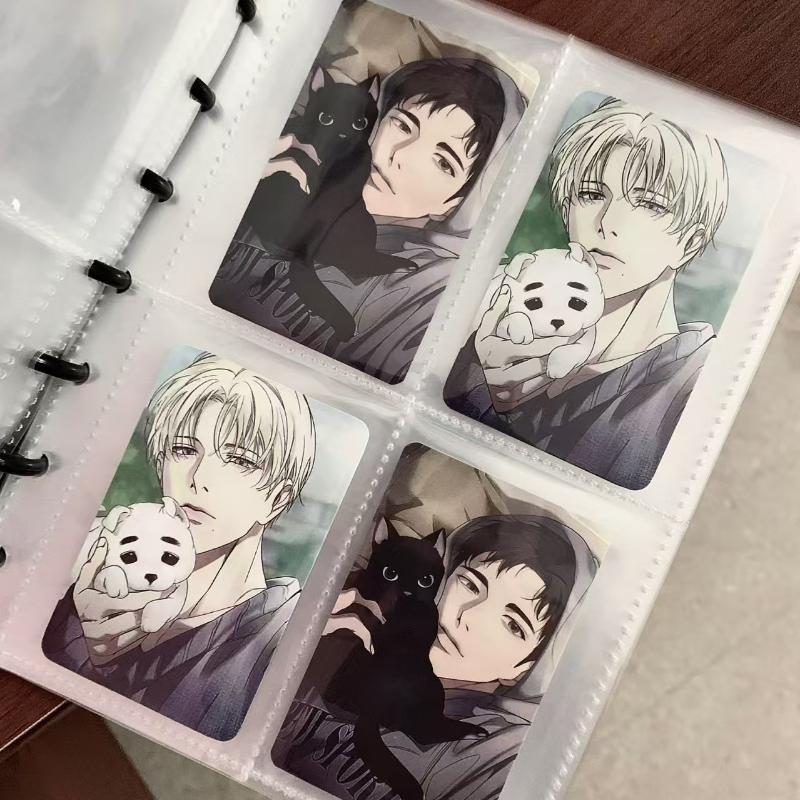 2 Pcs/Set Korean Manhwa Backlight Cute Boys Lomo Card Yingyun,Shuren Characters HD Photocard for Fans Collection Decoration Gift