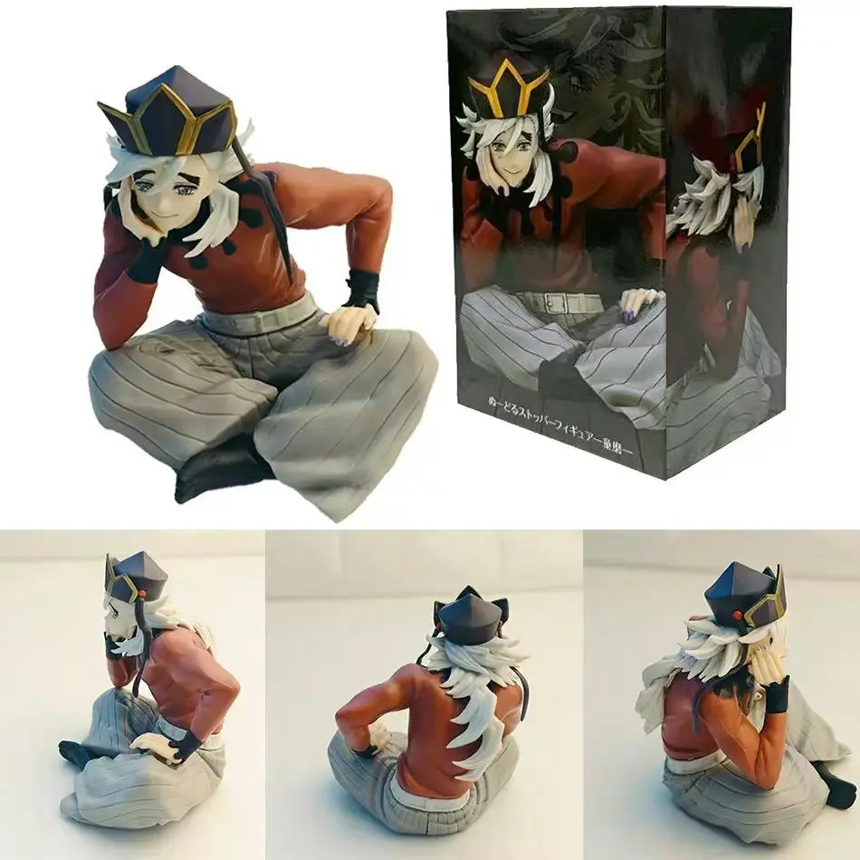 8.5//CM FuRyu SEGA PM Demon Slayer Douma Premium Chokonose Noodle Stopper Anime Figure Action Figures Collection