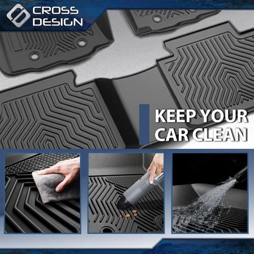 Floor Mats Fit For 2014-2019 Toyota Corolla Sedan,TPE Floor Mats All Weather Floor Mats Rubber Liners,Waterproof Anti-slip Durable Floor Mats,Car Accessories