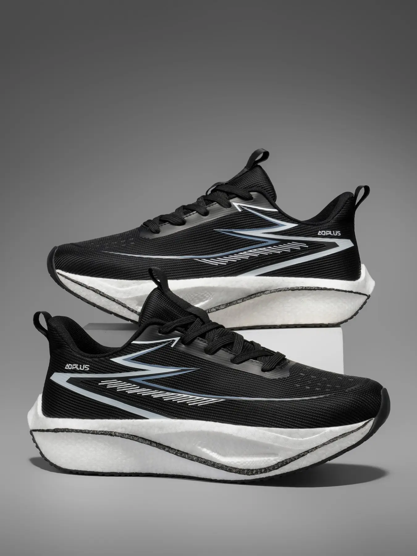 Men's Racing Professional Running Shoes, Anti-Slip Durable Mesh Fabric, Round Toe Low Top Sneakers, Wide Fit Fashion Sports Shoes, Sporty Running Shoes