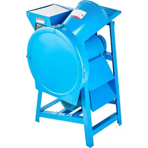 VEVOR Hay Chopper, 2200W Corn Straw Chopper with Double Feed Ports, 1719lbs/h Capacity Forage Corn Stalks Cutting Machine, 220V Multifunctional Grass Feed Pulverizer for Livestock, Farm, Ranch