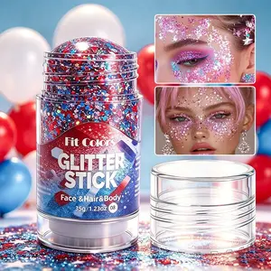 Holographic Glitter Paste, Long-Lasting Pearl Finish, Perfect for Festivals, Edm Parties, Party Makeup, Full Body Use