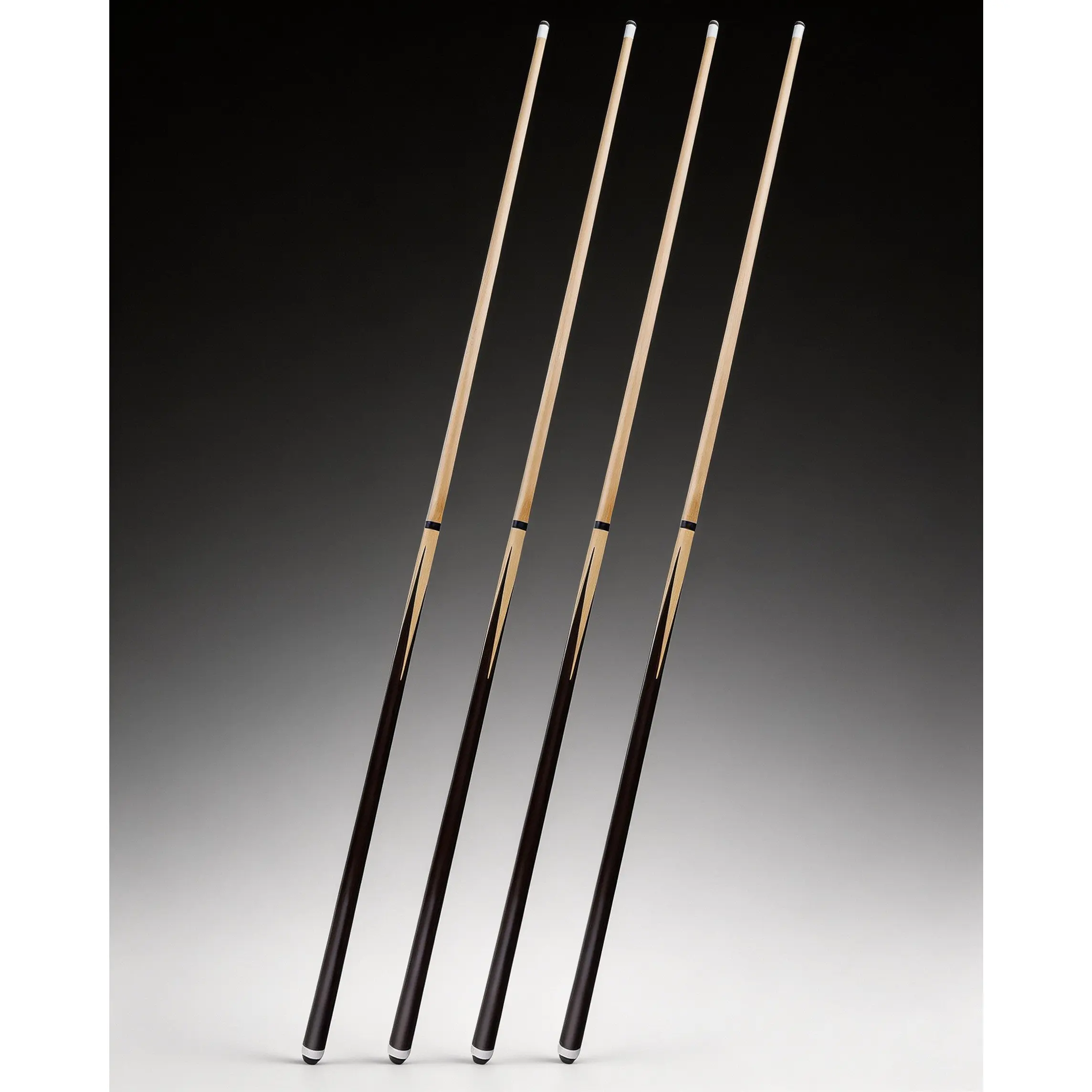 Beginner Friendly Pool Cue Set 2 4 Packs 36 42 48 58 Inch Wood Sticks 13mm Tip Standard Heavy Options