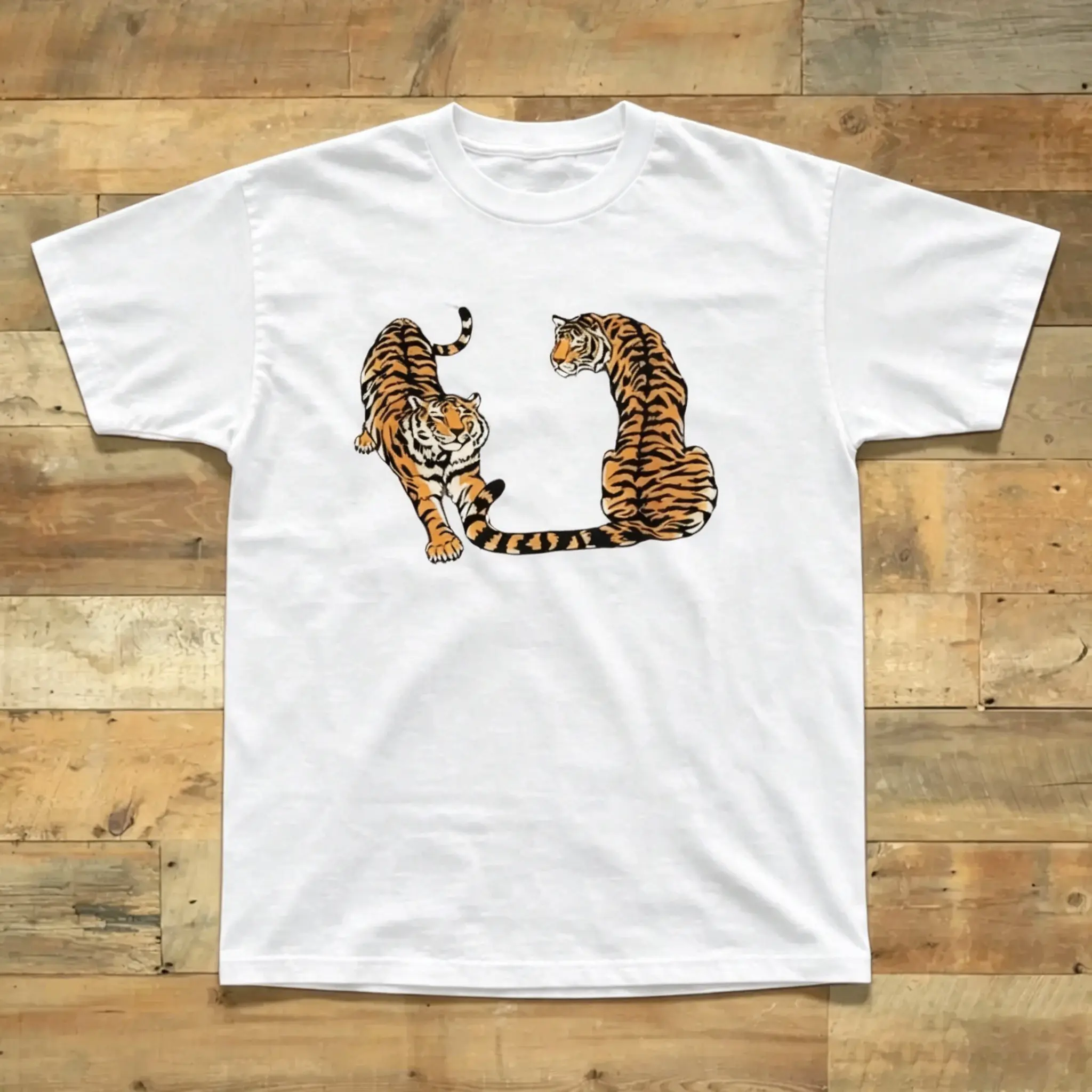 Men's and Women's T-shirt, Minimal Tiger graphic tee, Animal tee, Unisex Graphic Tees Gothic Grunge Emo Scene Amity Affliction Style Clothes Menswear Womenswear Streetwear