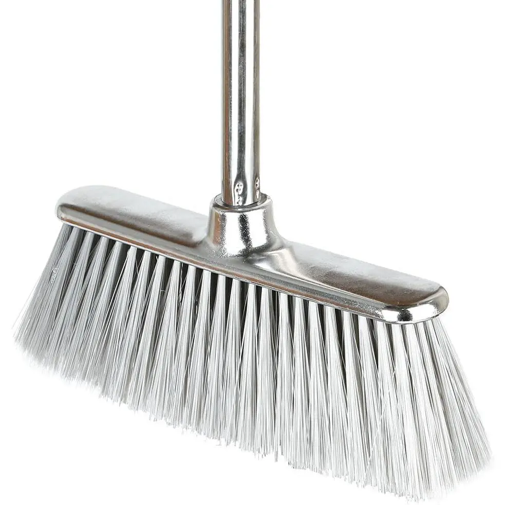 Indoor Soft Bristles Angle Sweeping Broom with Long Handle for Kitchen Hardwood Floor Cleaning