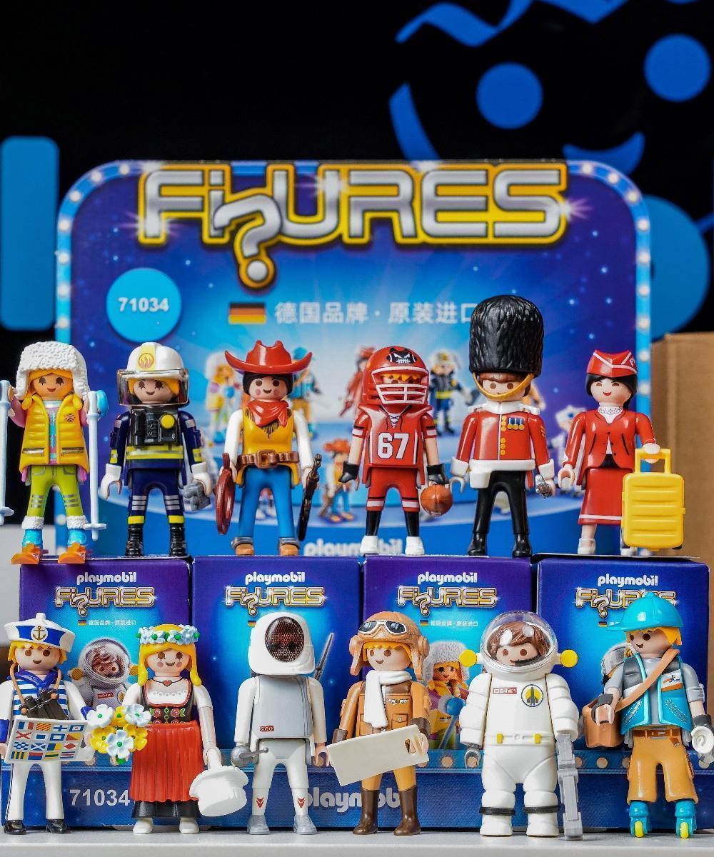 Hot-selling playmobil Mobi World 71034 Ming Box Astronaut Pilot Firefighter Doll Toys popular