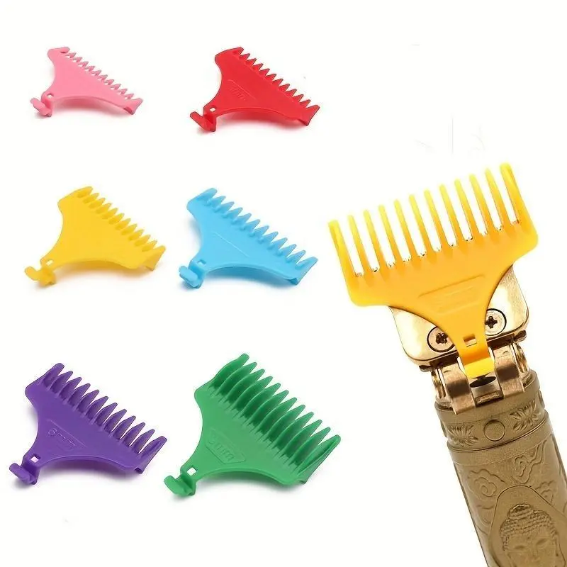 T9 Universal Colorful Professional Haircut Clippers with Limiting Comb Cover and Hairdressing Guide for Hairdressers, Hairdressing Accessories