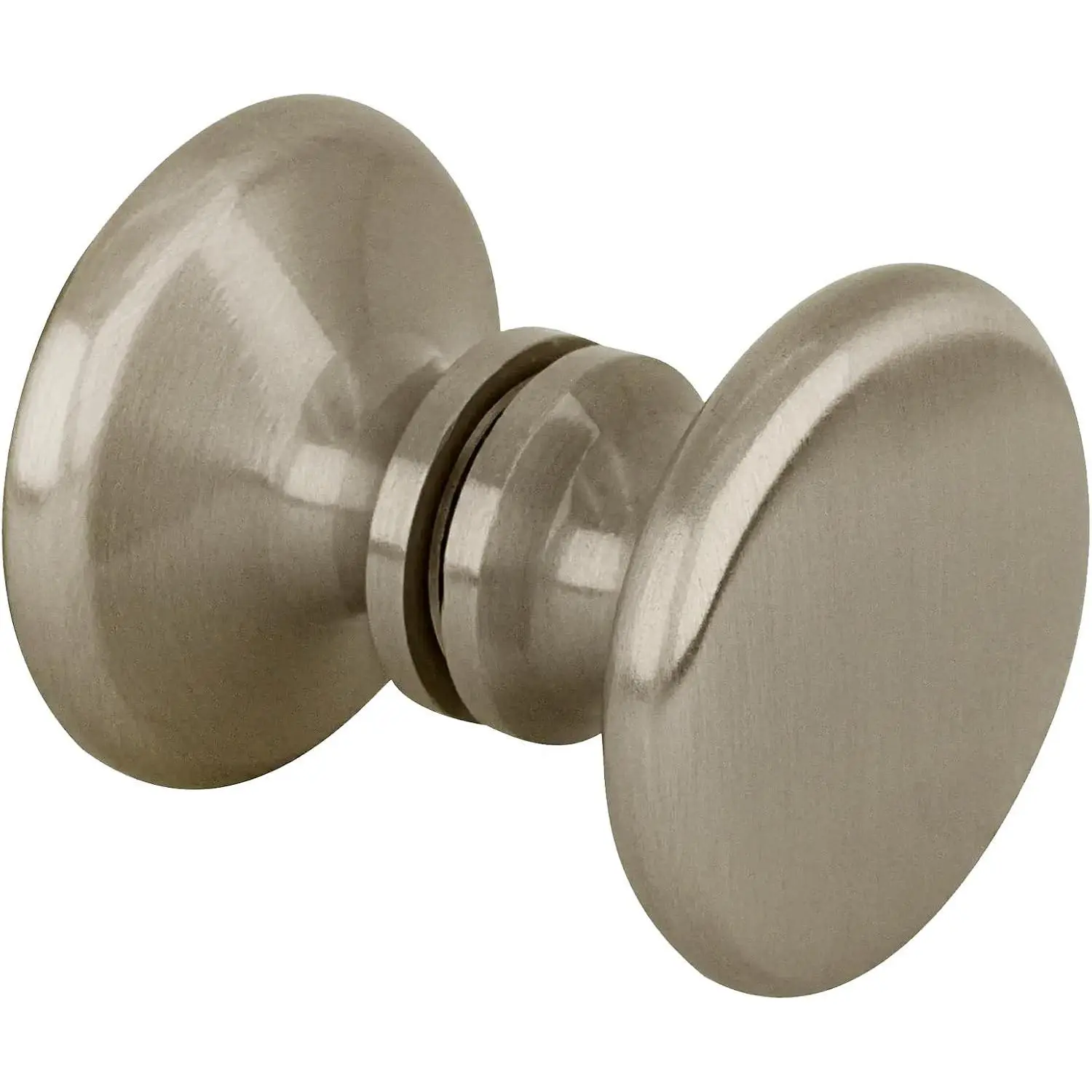 BSK100BN Brushed Nickel Traditional Back-to-Back Knobs for Shower Doors