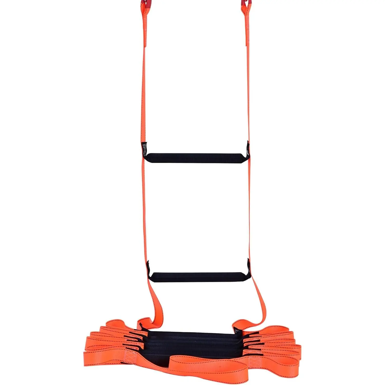 Fire Escape Safety Rope Ladder Deploys Quickly, 16.4FT Reusable Portable Emergency Ladder for 2 Story Homes Window Balcony Tree House