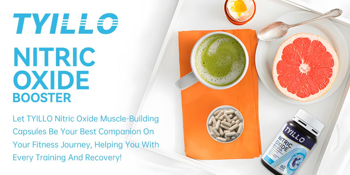 Tyillo Nitric Oxide Muscle Boost - 60 Capsules for Fast Recovery Enhanced Endurance & Muscle Growth Pre Workout Supplement for Fitness Enthusiasts Healthcare Edible Dietary Nutrition Healthy Tyillo Nitric Oxide Muscle Boost - 60 Capsules for Fast Recovery Enhanced Endurance & Muscle Growth Pre Workout Supplement for Fitness Enthusiasts Healthcare Edible Dietary Nutrition Healthy