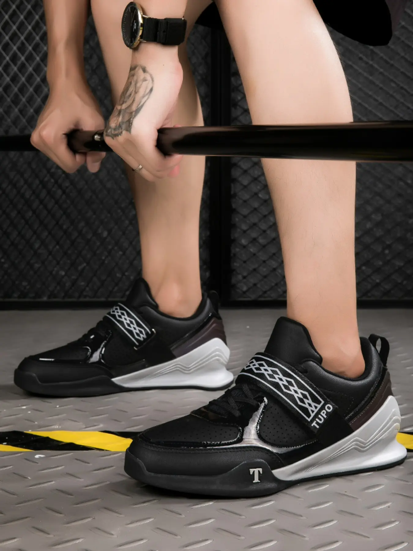 Unisex Professional Squat Shoes for Indoor Use, Ideal for Squats, Deadlifts, Strength Training, Comfortable and Durable, Gym Workout Footwear