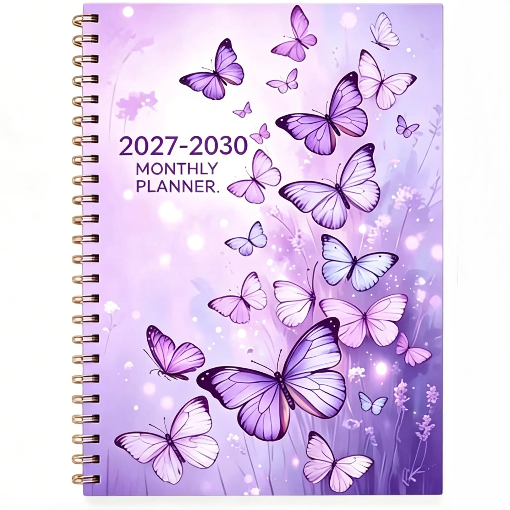 4 Year Monthly Planner 2027-2030, Cute Butterfly Design, Long Term Goal Tracking, Organize Your Life Effectively, Calendar Planner