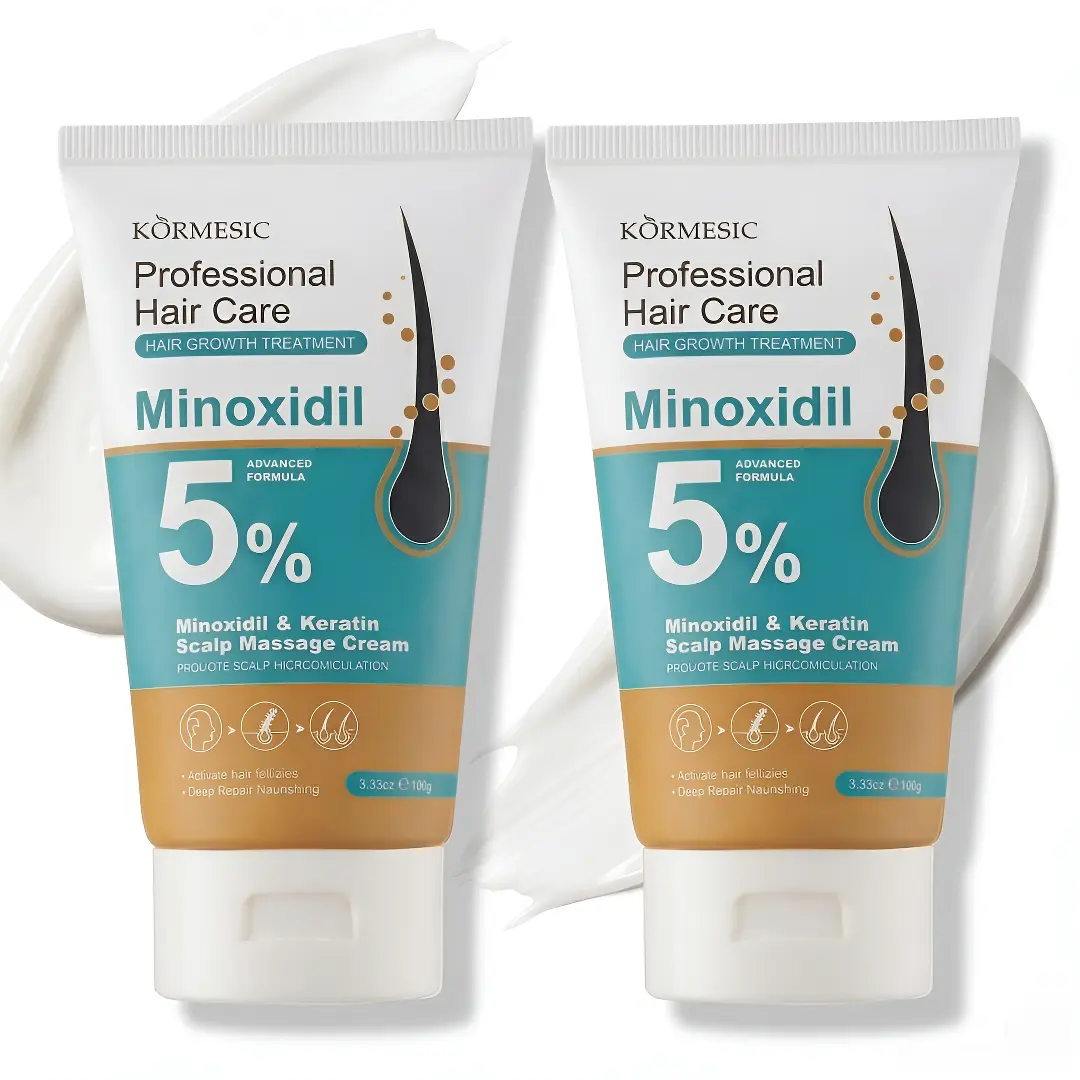[BUY 1 GET 2] 5% Minoxidil Hair Growth Scalp Massage Cream for Men & Women with Keratin & Ginger Extract – Prevents Hair Loss, Repairs Follicles, Promotes Fast Regrowth & Strengthens Hair Roots japanese hair care,back to school