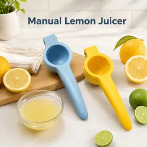 Child-Friendly Manual Fruit Juicer, Safe and Convenient, Abs Material, Easy to Clean, Handheld Fruit Press, Portable for Picnics and Camping