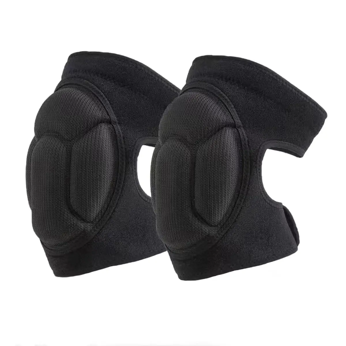 Knee Pads for Women & Men, Dance Knee Pads Volleyball Knee Pads for Women Men Wrestling Knee Pads Wrestling Gear, Crash Pad Snowboarding Gear Knee Protector Soft Knee Pads for Work (Large, Black)