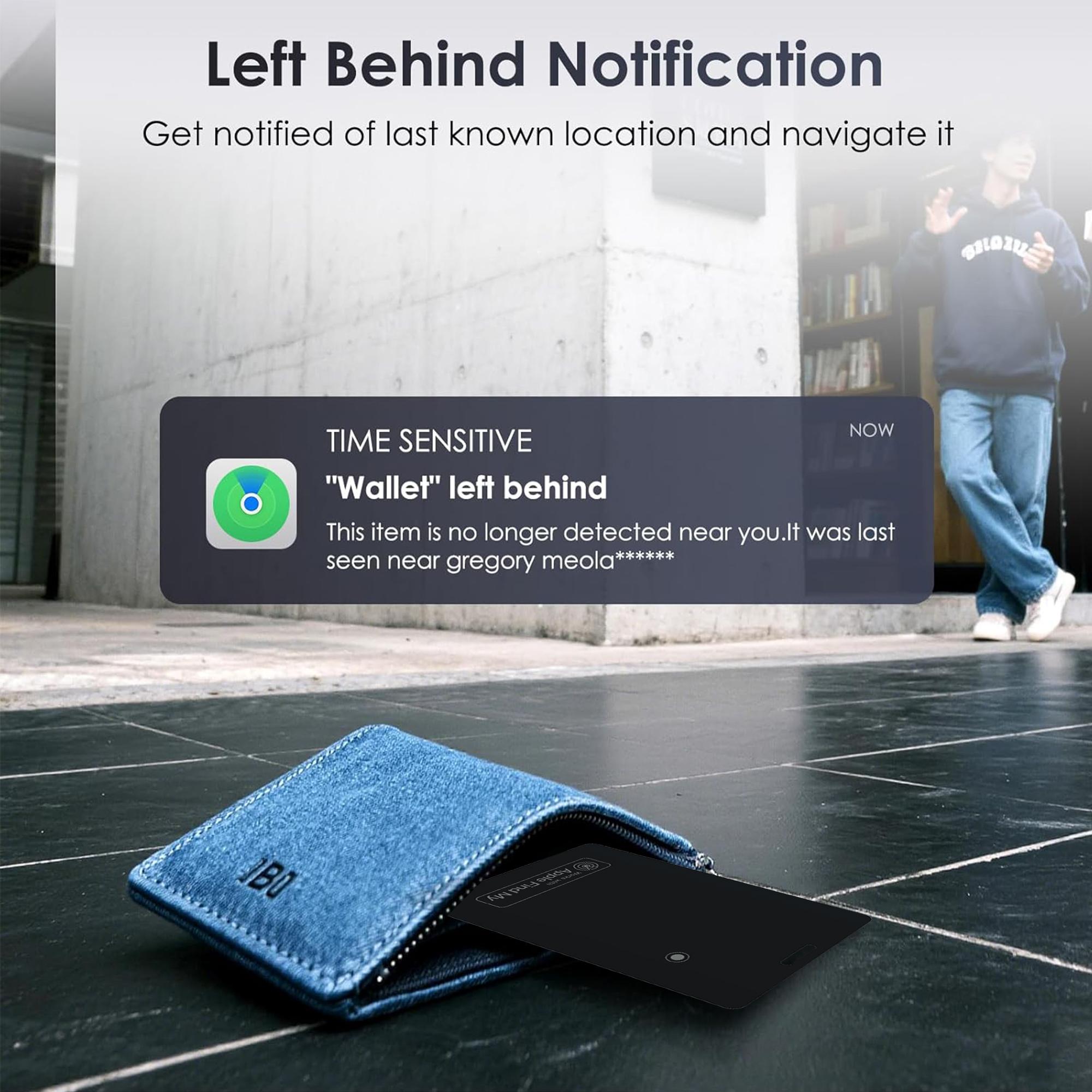 Bluetooth-compatible Tracker Card, Ultra-Thin Wallet Tracking Card, Passport Bag Luggage Smart Card (iOS), Lithium Ion Battery, Model Xinghao