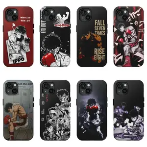Anime Hajime no Ippo Cool Print Patterns Classic Vintage Phone Case for IPhone 17 16 15 14 13 12 11 Pro Max Plus Air Anti Fall Protective Drop-proof Gift Unique Design