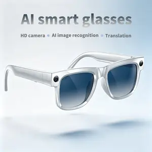 Ag19 Ai Smart Glasses with 1080P Camera, Bluetooth-compatible Call, Ai Translation, Voice Assistant, Dual Microphone, 4GB Memory, WiFi, Unisex
